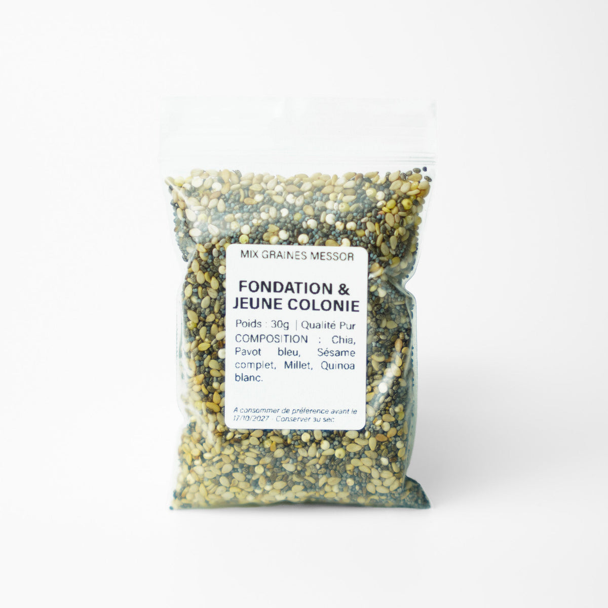 Mix graines Messor - Fondation & jeune colonie 30g - Fourmis Shop